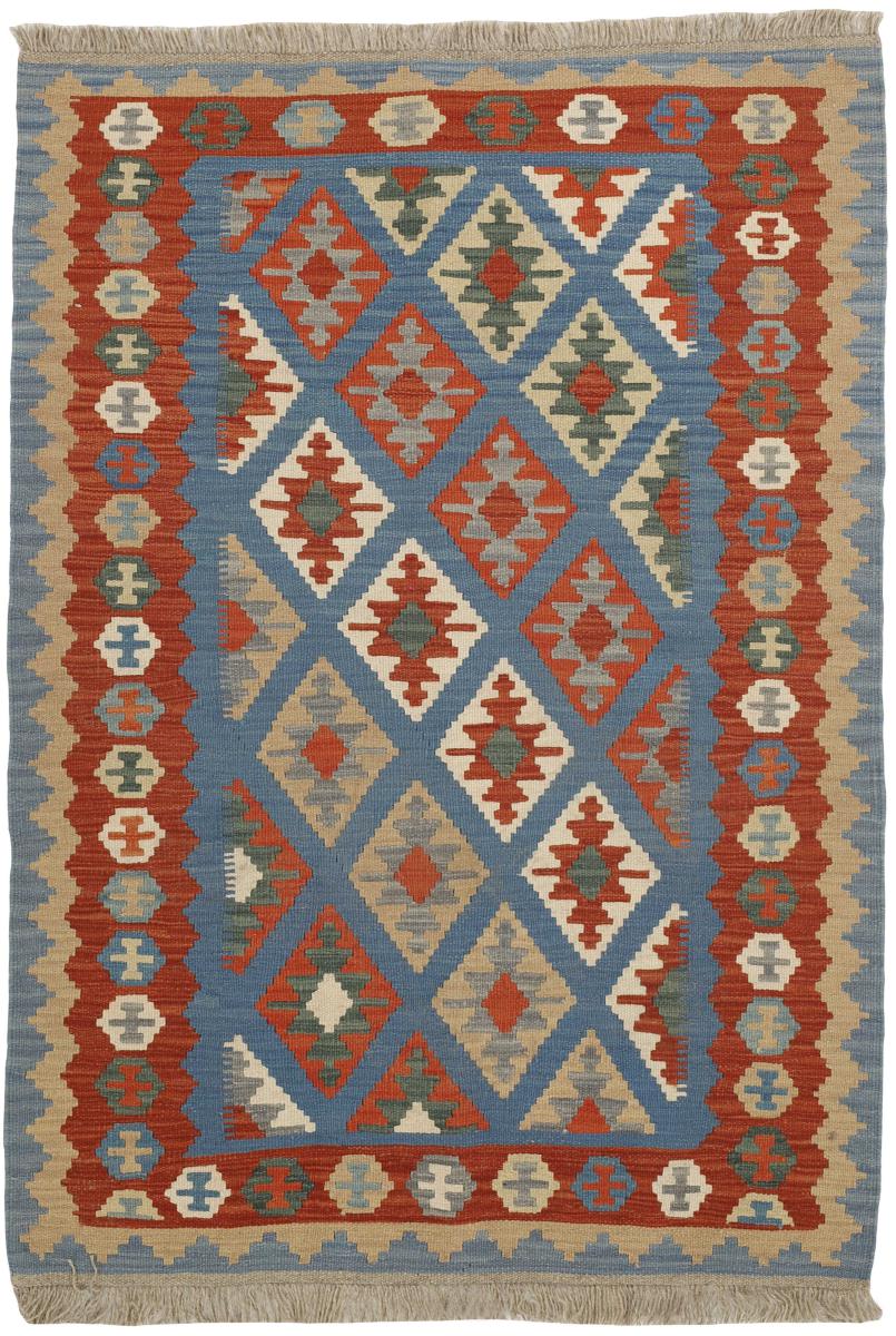 Persian Rug Kilim Fars 5'3"x3'6" 5'3"x3'6", Persian Rug Woven by hand
