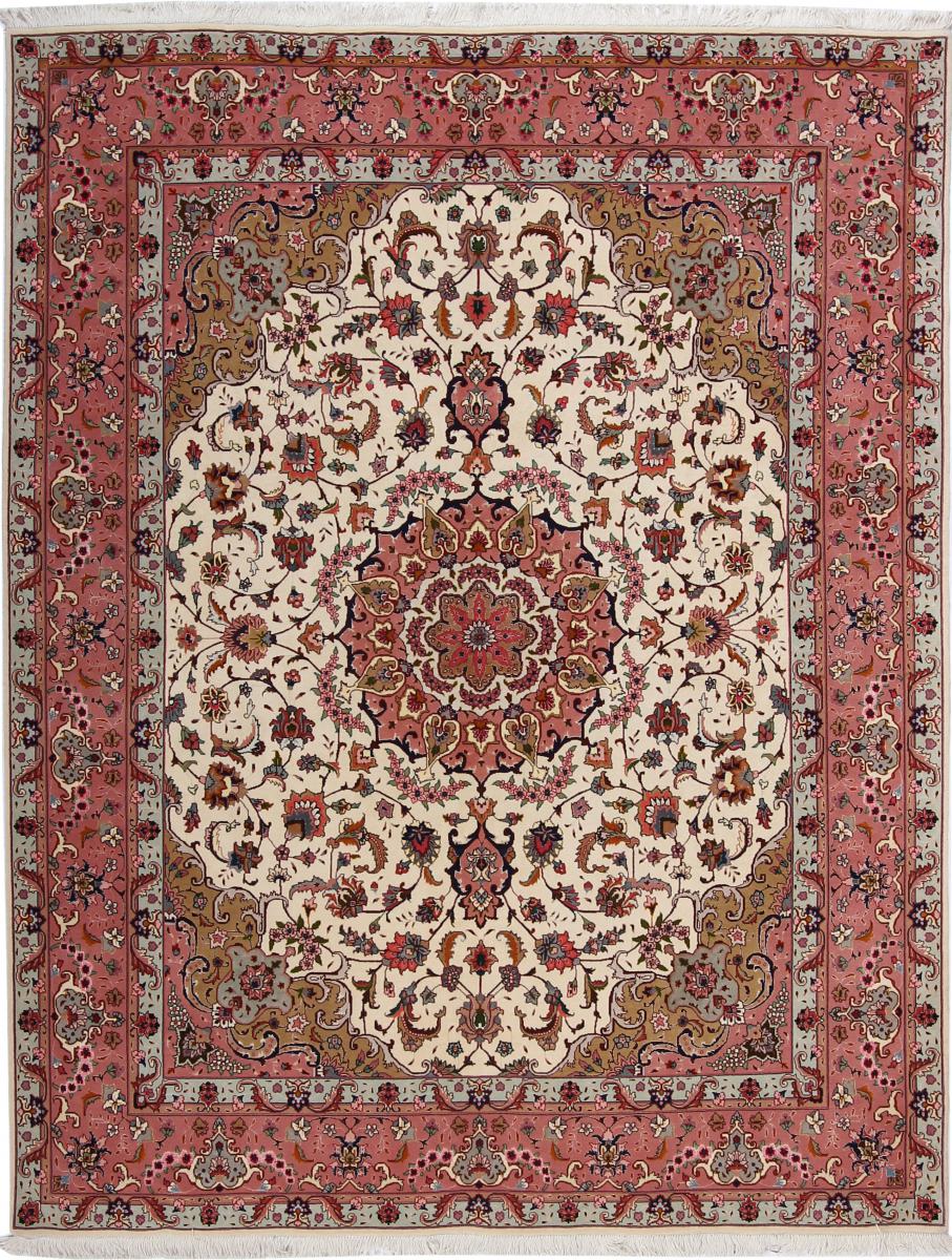 Persian Rug Tabriz 8'6"x6'8" 8'6"x6'8", Persian Rug Knotted by hand
