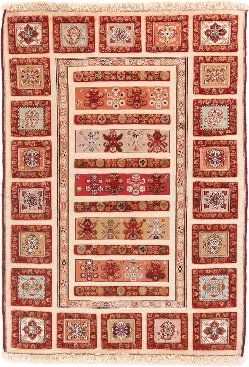 Tapis persan Kilim Soozani Nimbaft 154x108 154x108, Tapis persan Noué à la main