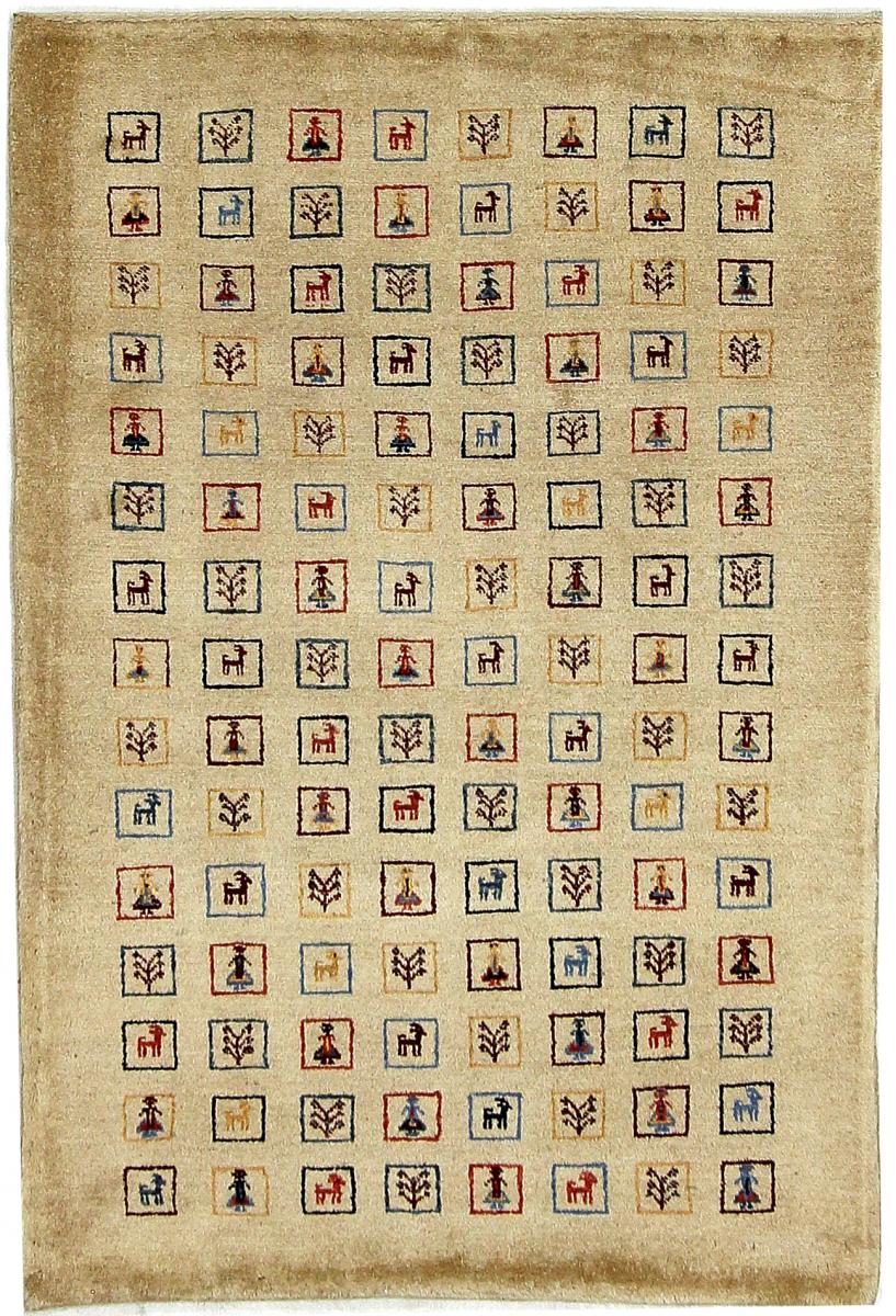 Perzisch tapijt Perzisch Gabbeh Loribaft 4'3"x2'10" 4'3"x2'10", Perzisch tapijt Handgeknoopte