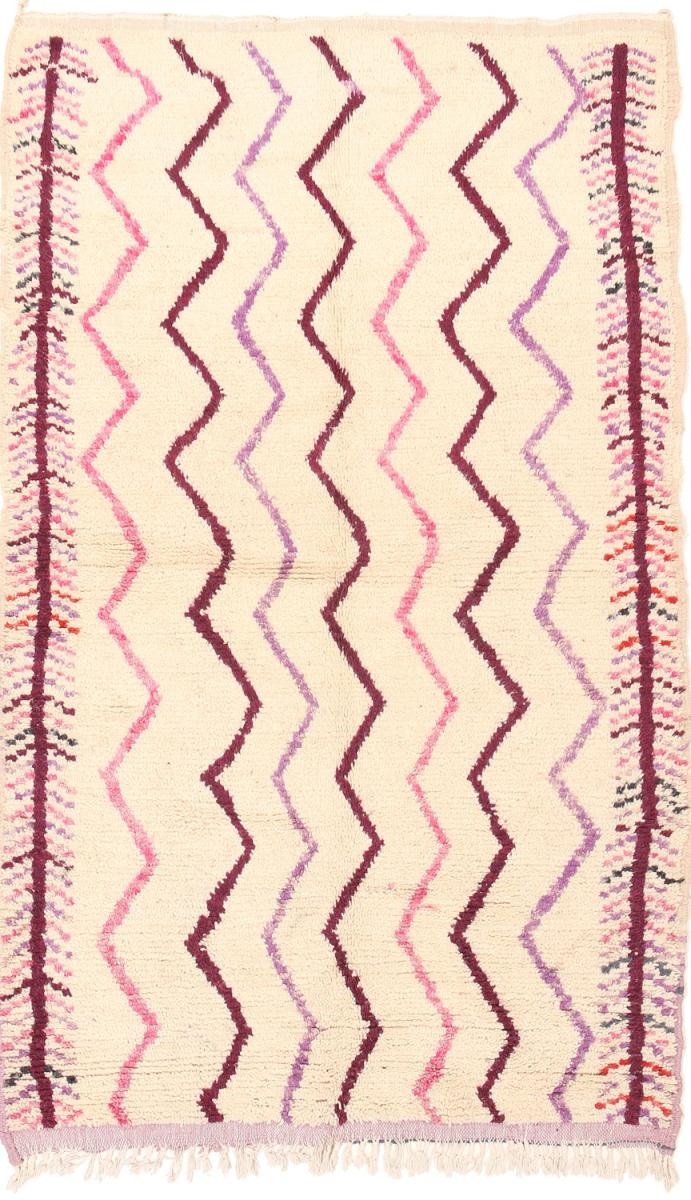 Marokkaans tapijt Berbers Beni Ourain 230x139 230x139, Perzisch tapijt Handgeknoopte