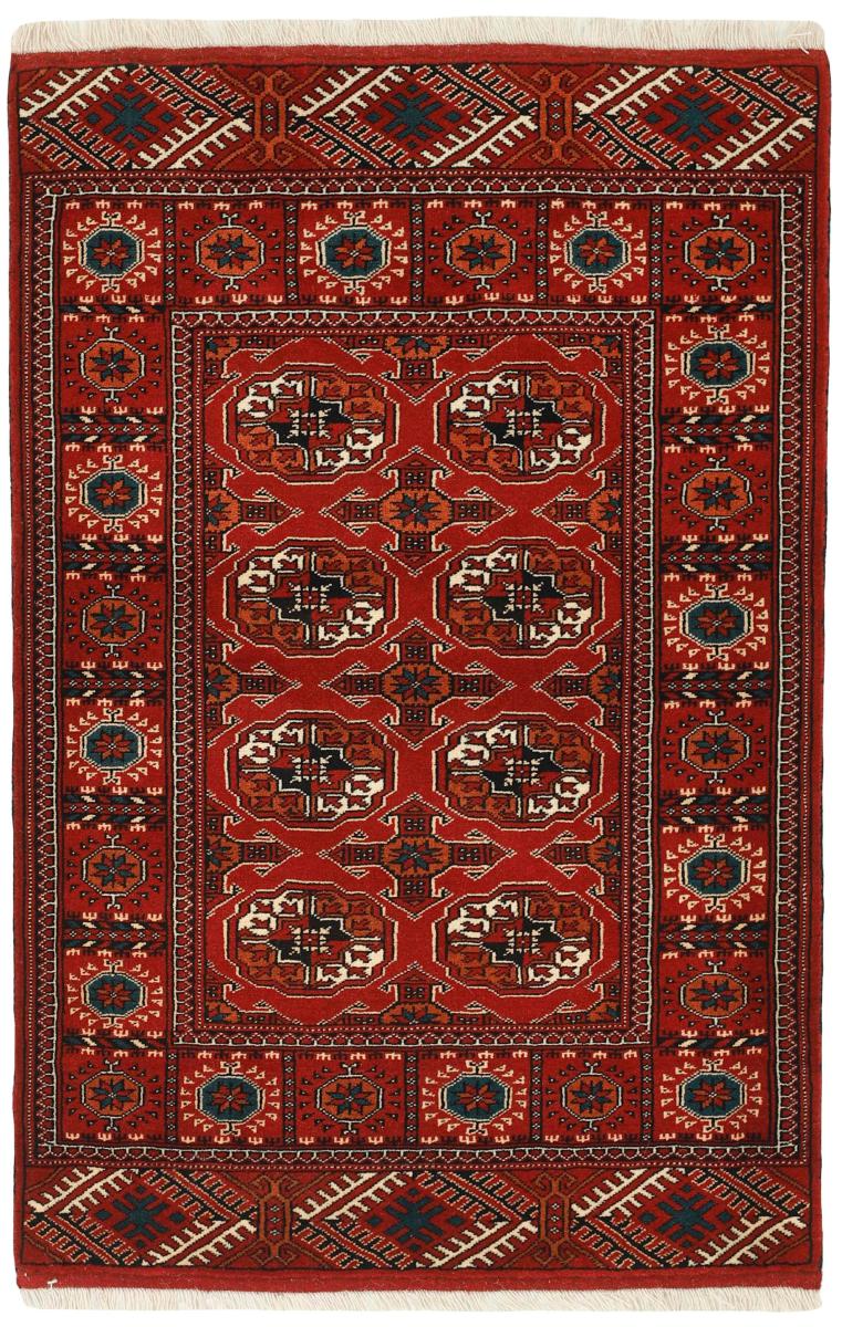  ペルシャ絨毯 トルクメン 4'3"x2'9" 4'3"x2'9",  ペルシャ絨毯 手織り