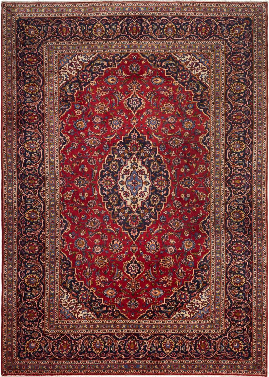 Persian Rug Keshan 9'8"x6'10" 9'8"x6'10", Persian Rug Knotted by hand