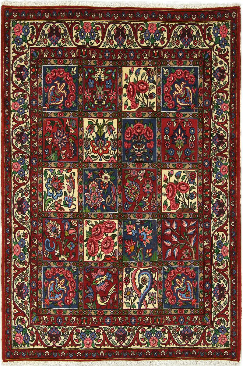 Persian Rug Bakhtiari 195x134 195x134, Persian Rug Knotted by hand