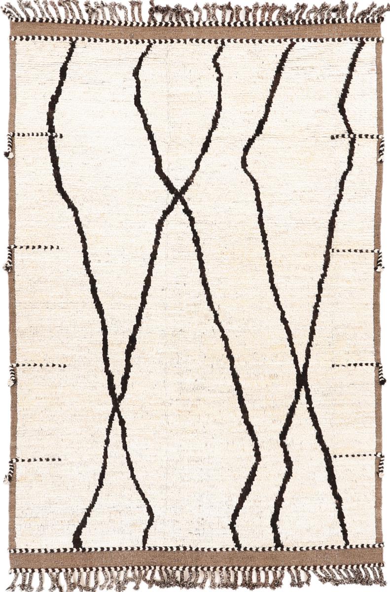 Afghanska mattan Berber Maroccan Atlas 10'2"x7'0" 10'2"x7'0", Persisk matta Knuten för hand
