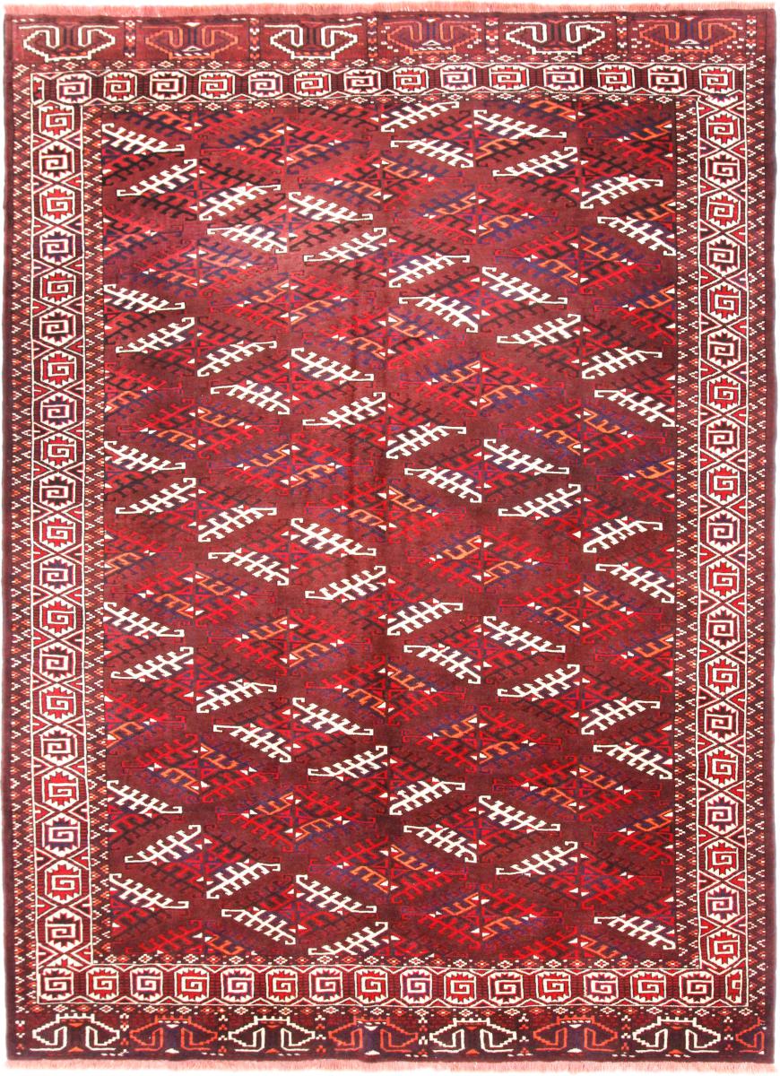 Persisk matta Turkaman 9'6"x6'9" 9'6"x6'9", Persisk matta Knuten för hand