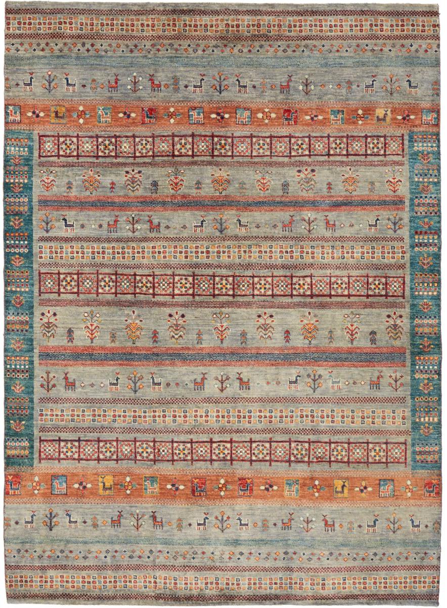 Pakistani rug Arijana Design 7'7"x5'6" 7'7"x5'6", Persian Rug Knotted by hand