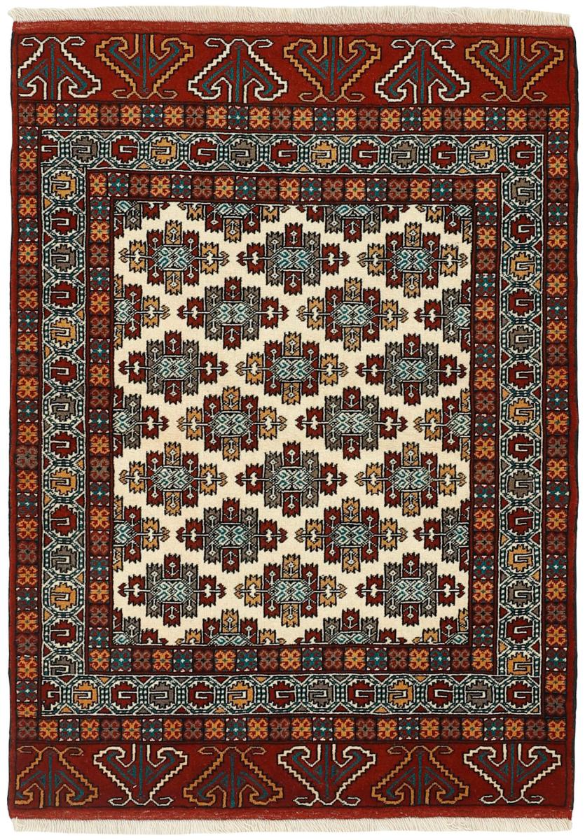 Tapis persan Turkaman 152x107 152x107, Tapis persan Noué à la main