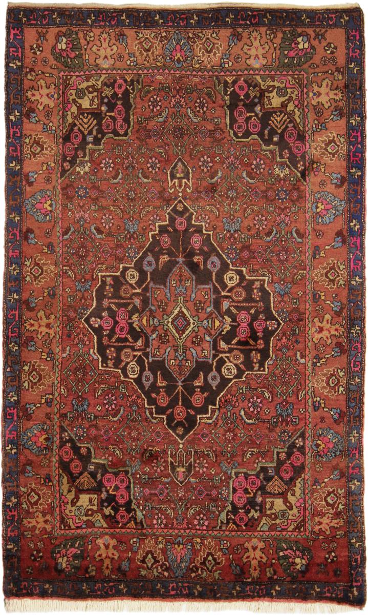 Persian Rug Khamseh 6'8"x4'0" 6'8"x4'0", Persian Rug Knotted by hand