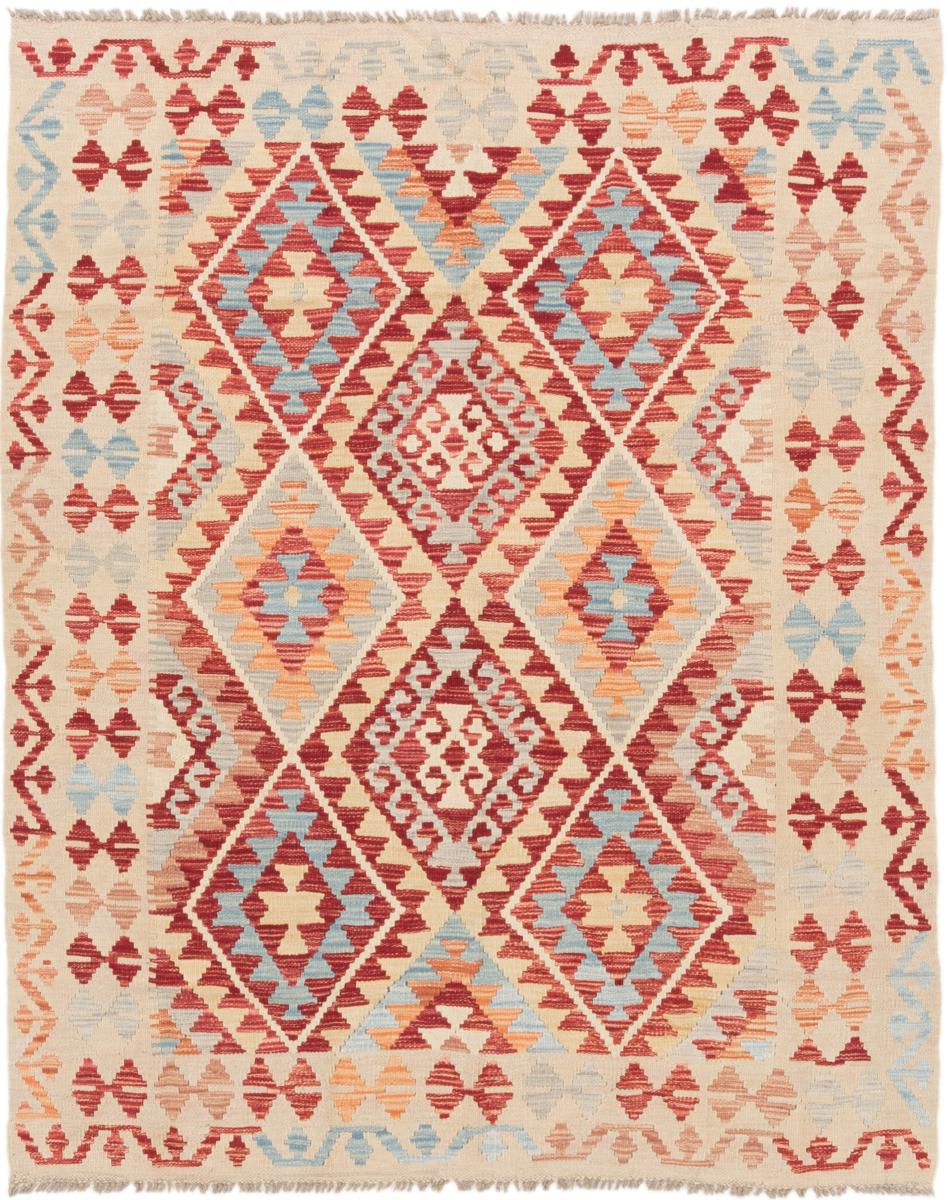 Alfombra afgana Kilim Afghan 6'1"x4'11" 6'1"x4'11", Alfombra persa Tejido a mano