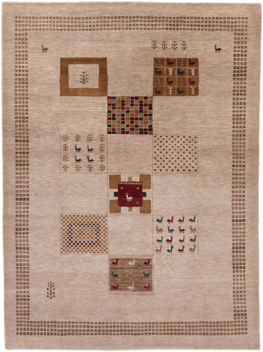 Intialainen matto Gabbeh Loribaft 9'0"x6'9" 9'0"x6'9", Persialainen matto Solmittu käsin
