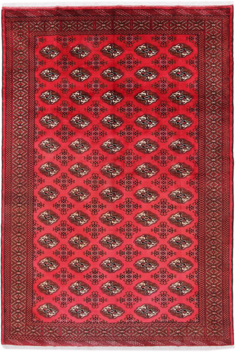 Περσικό χαλί Turkaman 286x198 286x198, Περσικό χαλί Οι κόμποι έγιναν με το χέρι