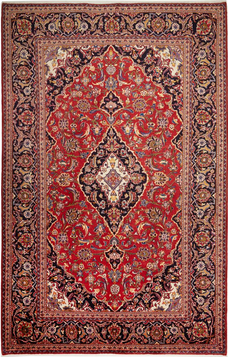 Tapis persan Kashan 316x204 316x204, Tapis persan Noué à la main