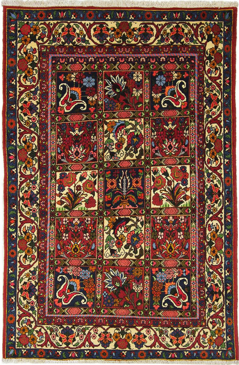 Persian Rug Bakhtiari 192x127 192x127, Persian Rug Knotted by hand