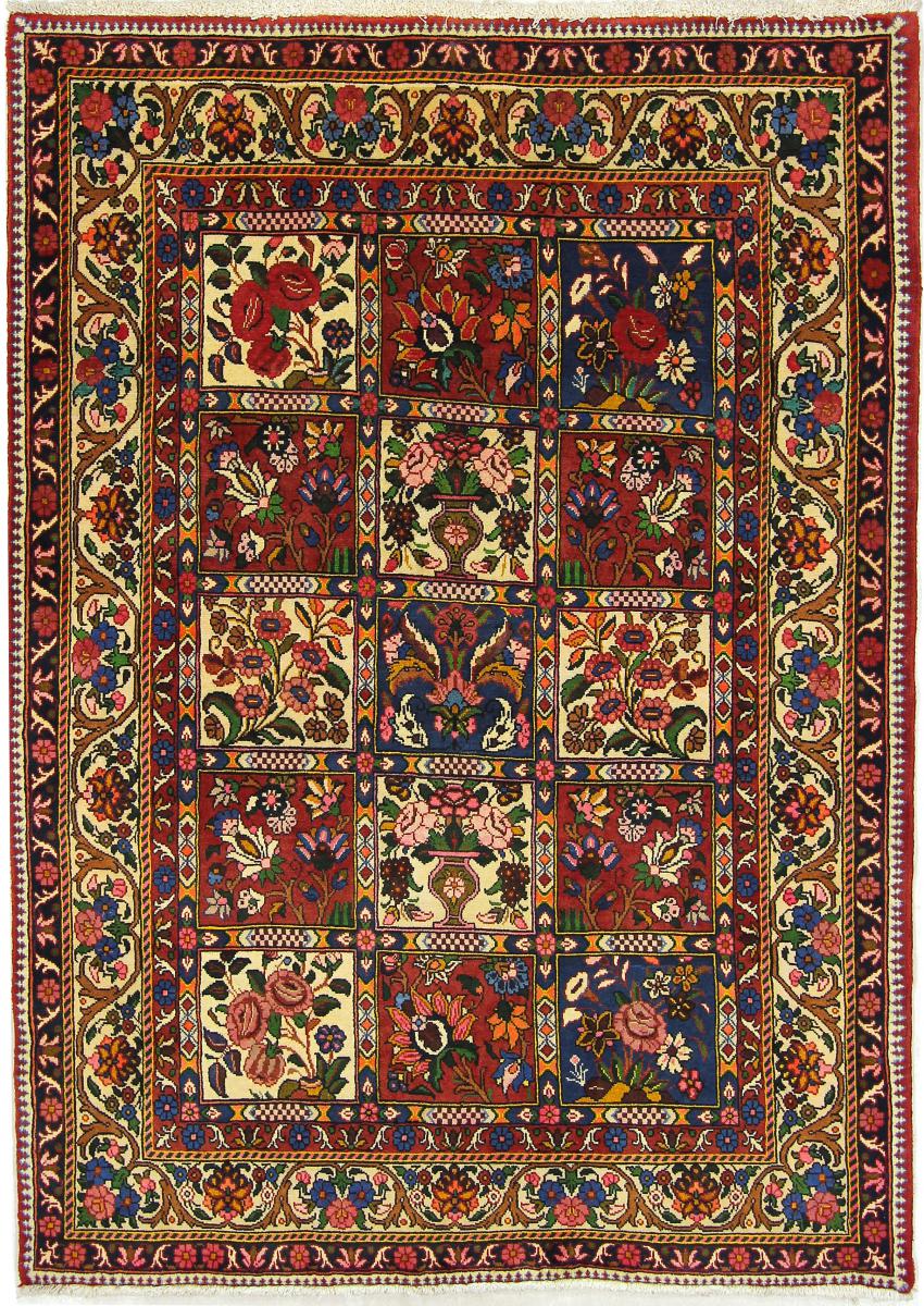  ペルシャ絨毯 バクティアリ 194x138 194x138,  ペルシャ絨毯 手織り