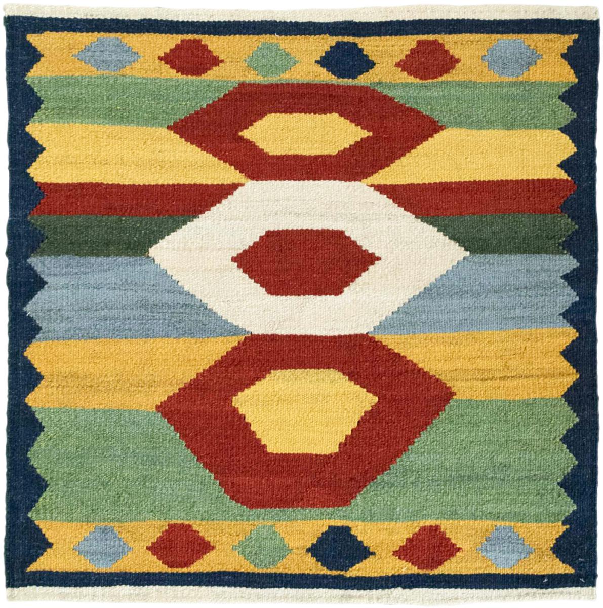 Tapete persa Kilim Fars 99x96 99x96, Tapete persa Tecido à mão