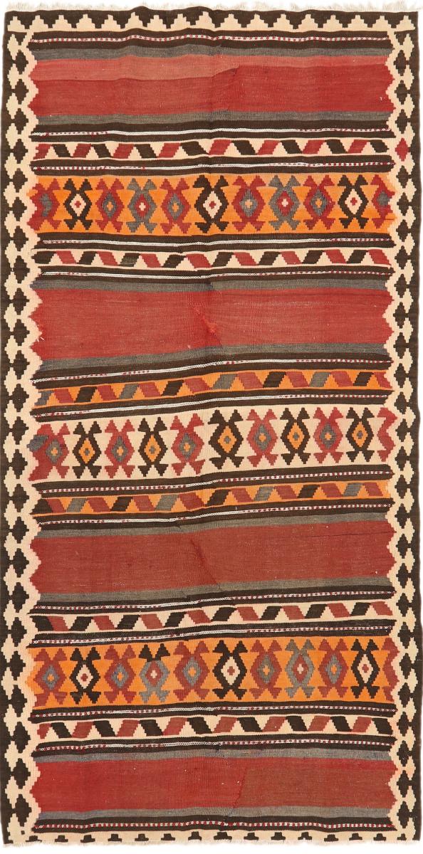 Dywan perski Kilim Fars Azerbaijan Antyczny 304x155 304x155, Dywan perski Ręcznie tkane