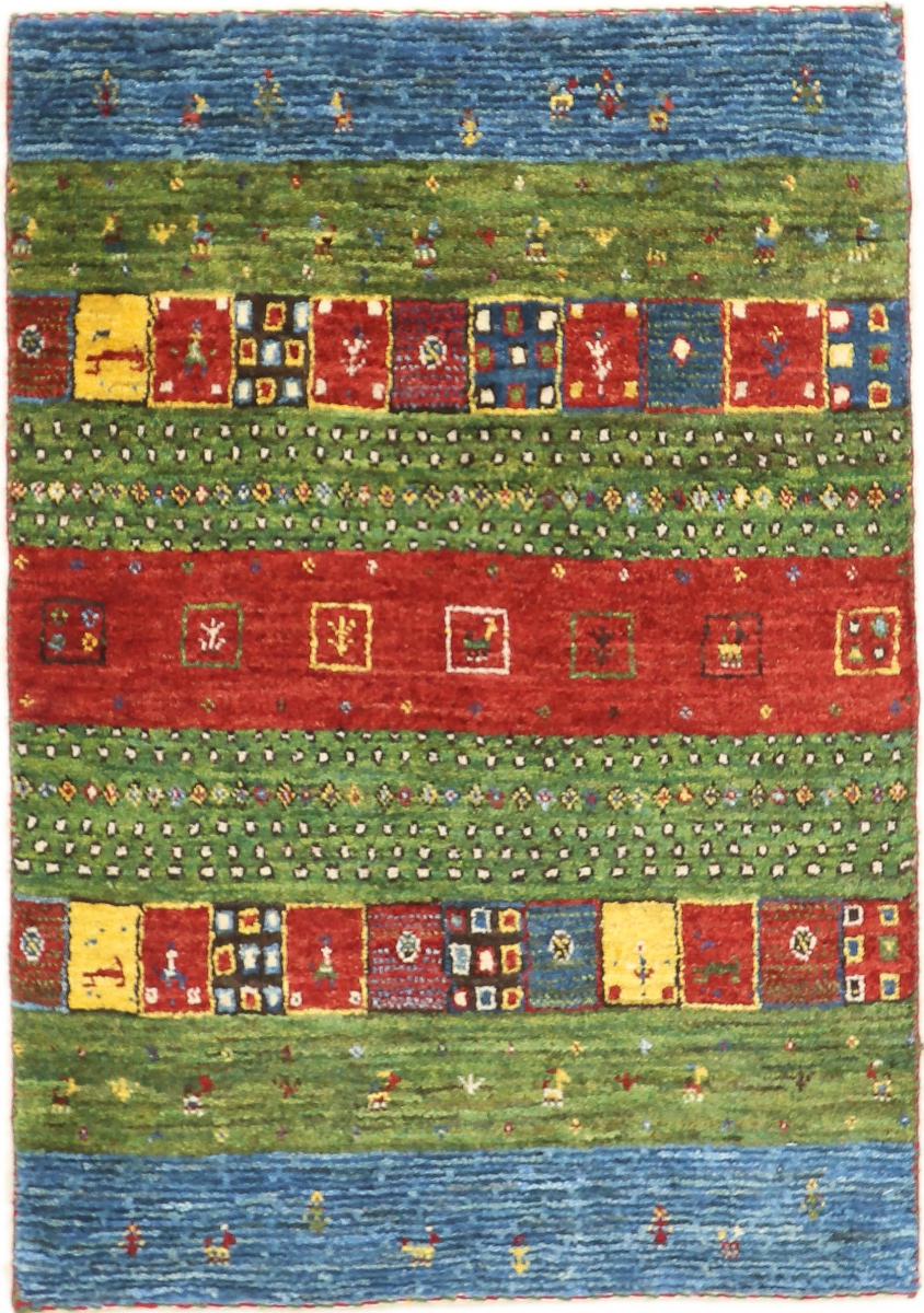 Perzisch tapijt Perzisch Gabbeh Loribaft Nature 89x62 89x62, Perzisch tapijt Handgeknoopte