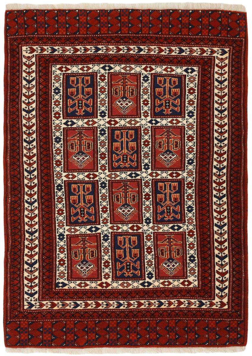 Περσικό χαλί Turkaman 119x84 119x84, Περσικό χαλί Οι κόμποι έγιναν με το χέρι