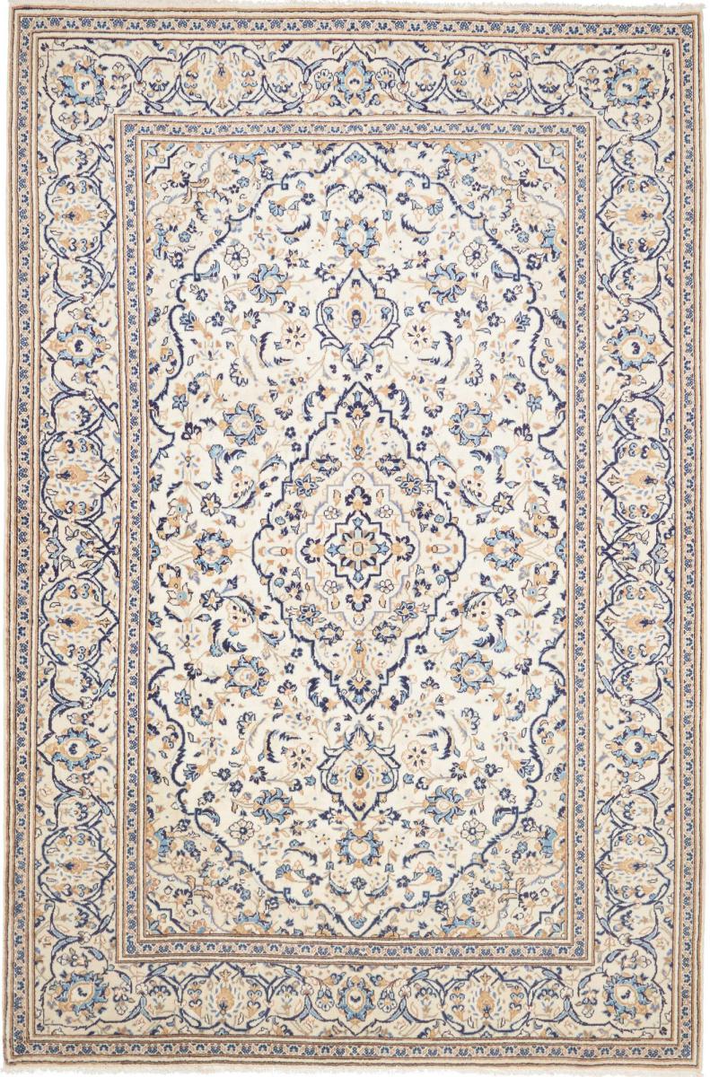 Tapis persan Kashan 296x198 296x198, Tapis persan Noué à la main