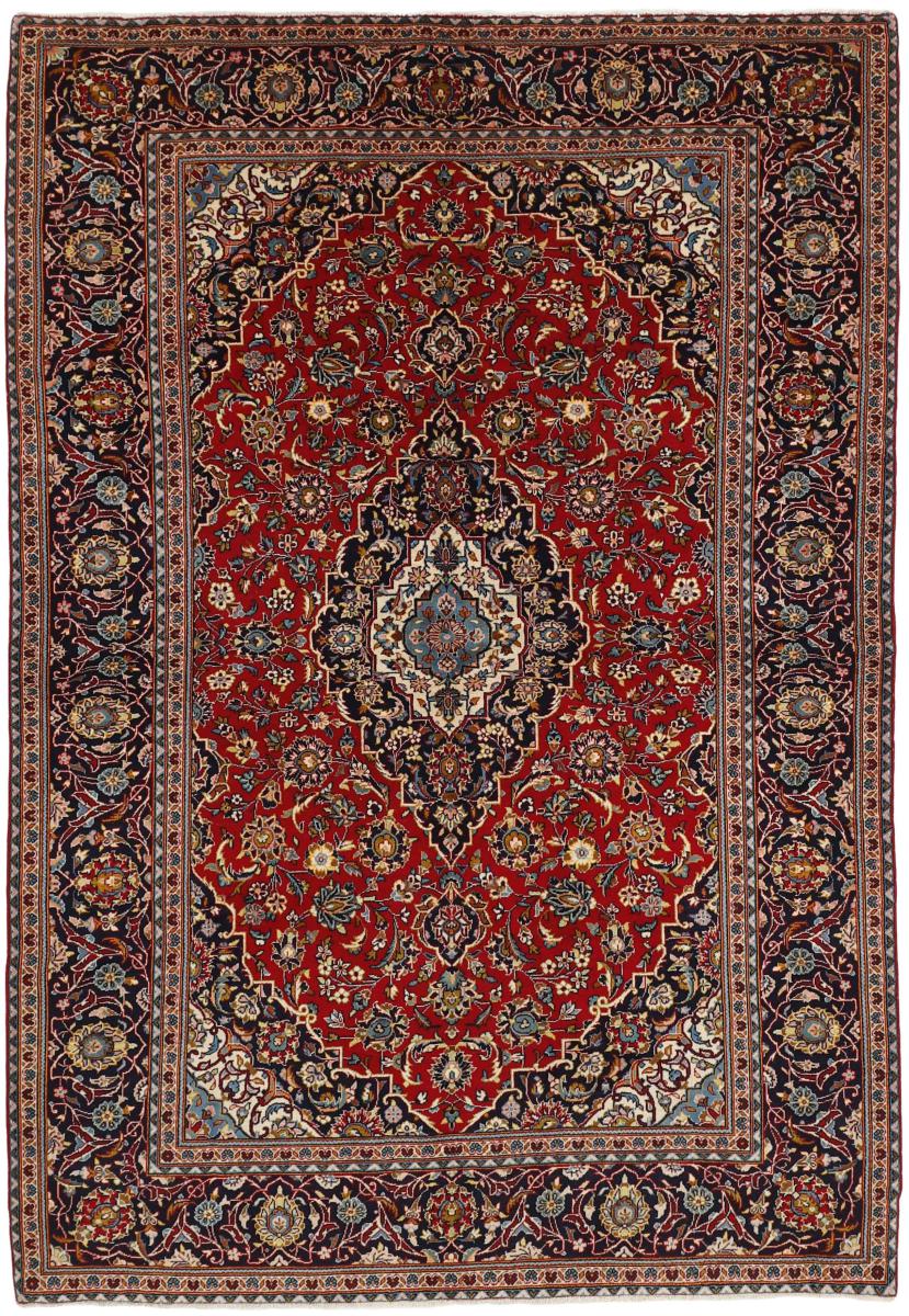 Tapis persan Kashan 298x199 298x199, Tapis persan Noué à la main