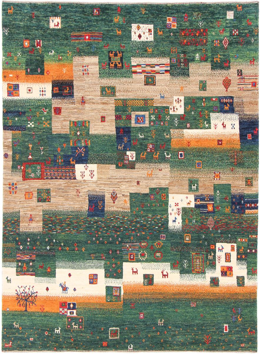 Perzisch tapijt Perzisch Gabbeh Loribaft Nowbaft 6'7"x4'11" 6'7"x4'11", Perzisch tapijt Handgeknoopte