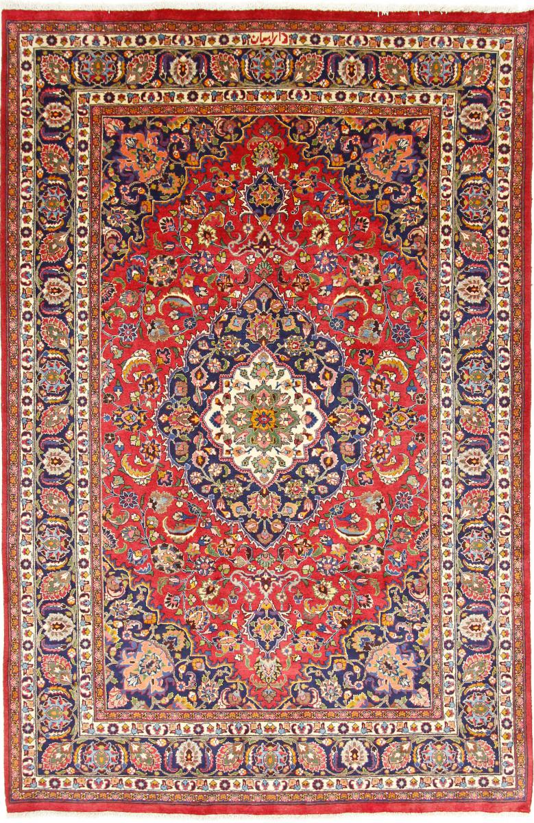 Persian Rug Mashhad 296x195 296x195, Persian Rug Knotted by hand
