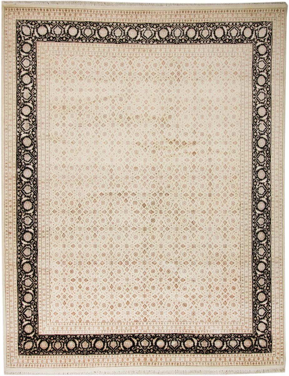 Indiaas tapijt Indo Tabriz 7'10"x10'0" 7'10"x10'0", Perzisch tapijt Handgeknoopte