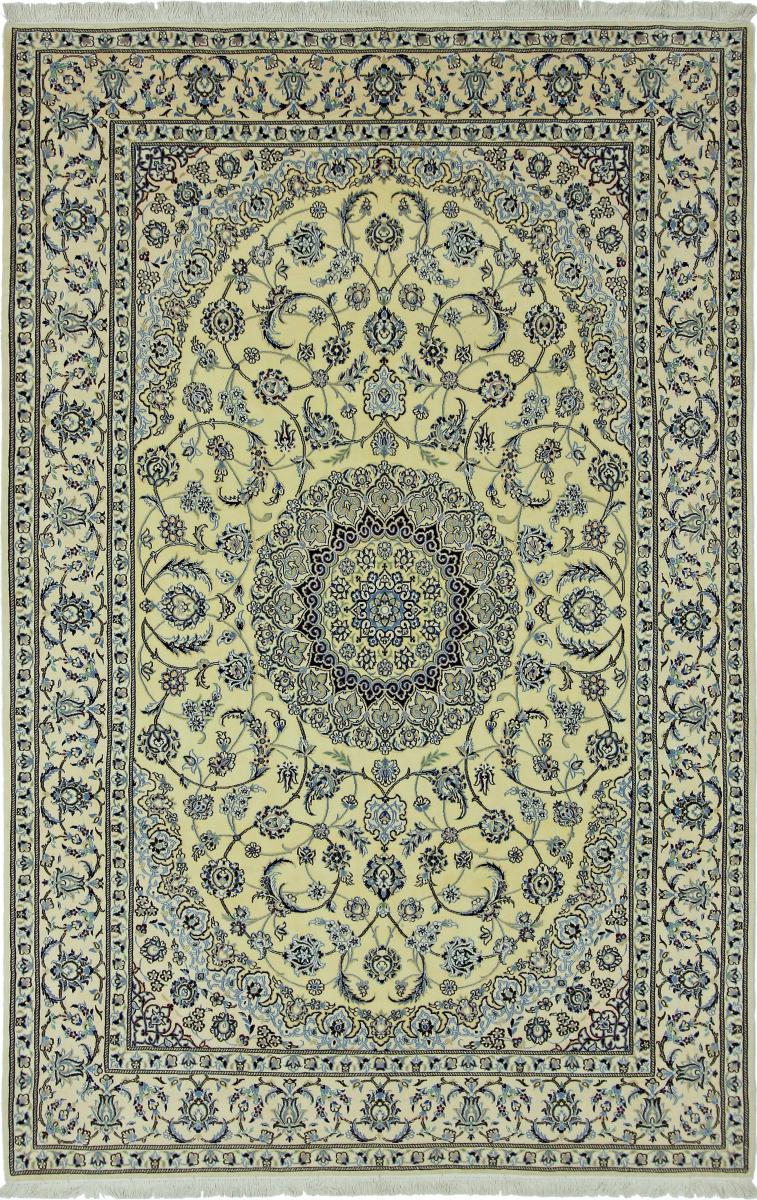 Persian Rug Nain 9La 10'6"x6'9" 10'6"x6'9", Persian Rug Knotted by hand