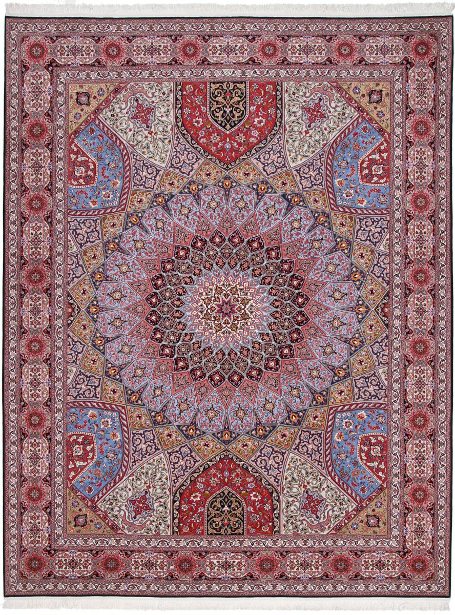 Persialainen matto Tabriz Gumbad 50Raj 400x300 400x300, Persialainen matto Solmittu käsin
