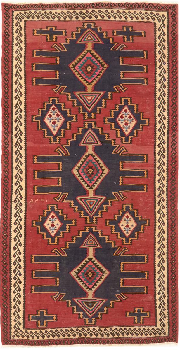 Perserteppich Kelim Fars Azerbaijan Antik 317x164 317x164, Perserteppich Handgewebt