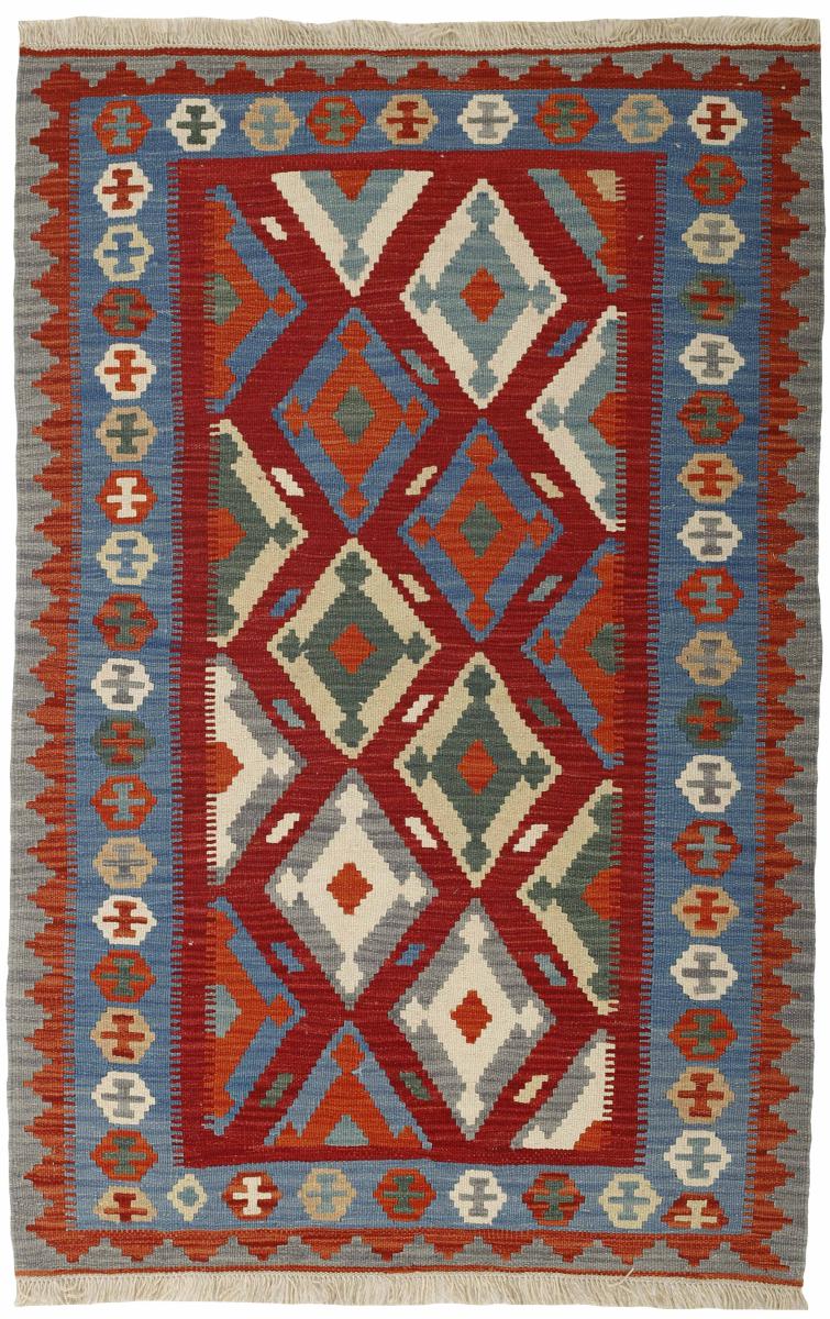 Tapis persan Kilim Fars 160x107 160x107, Tapis persan Tissé à la main