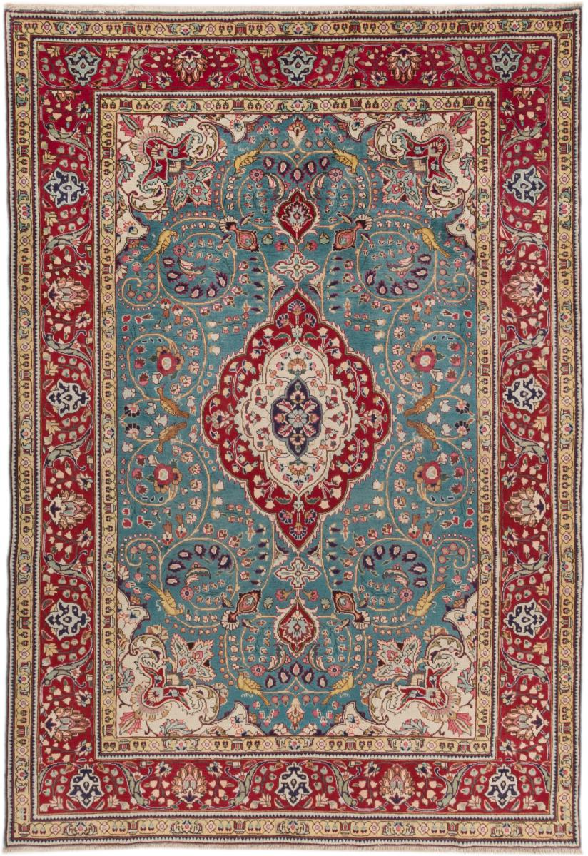  ペルシャ絨毯 タブリーズ 291x201 291x201,  ペルシャ絨毯 手織り