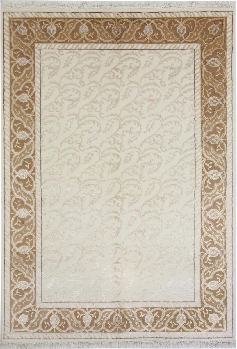 Indischer Teppich Indo Täbriz 238x169 238x169, Perserteppich Handgeknüpft