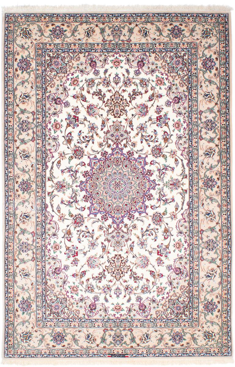 Persian Rug Isfahan Silk Warp 227x152 227x152, Persian Rug Knotted by hand
