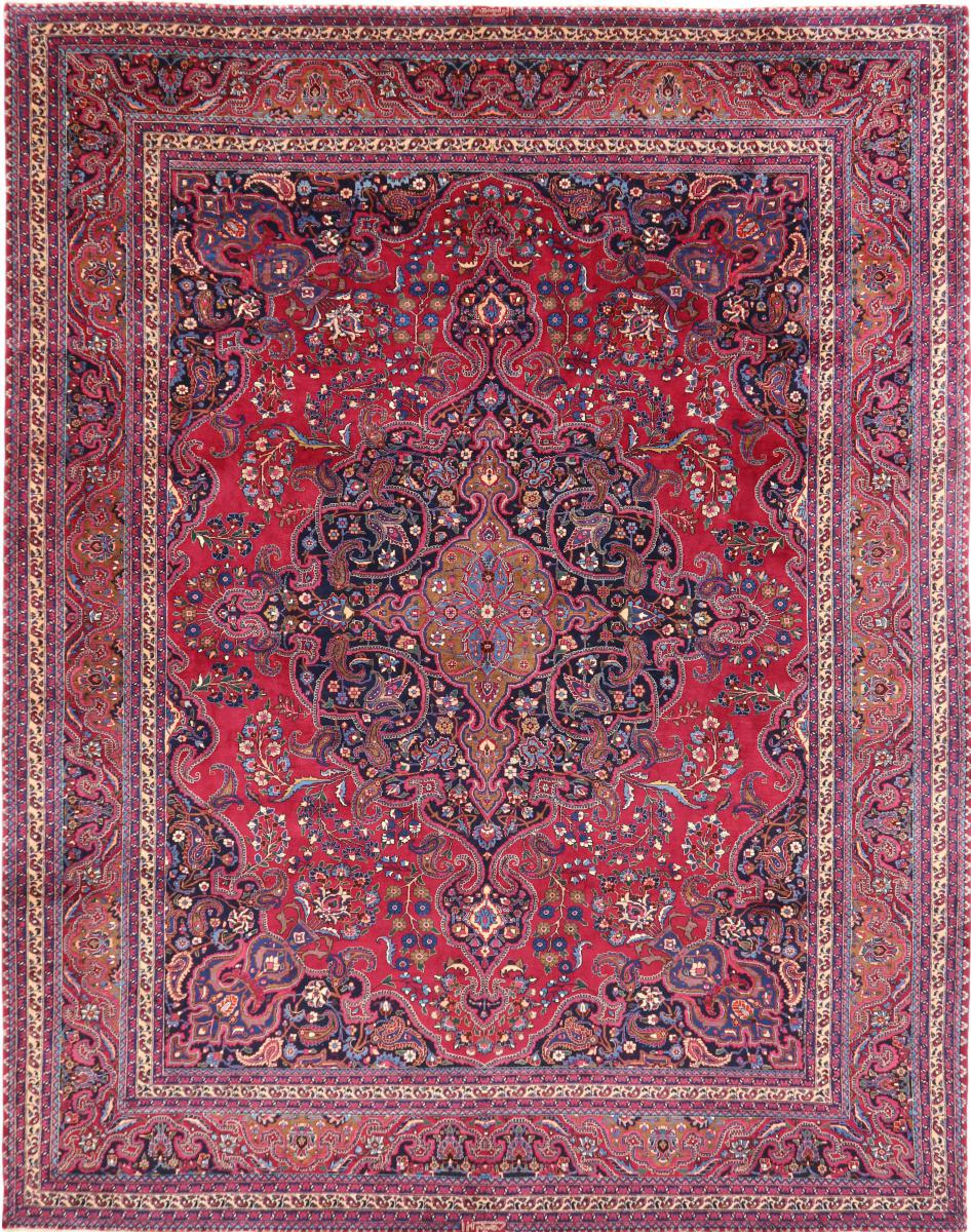 Persian Rug Mahvelat Antique Signed 390x305 390x305, Persian Rug Knotted by hand