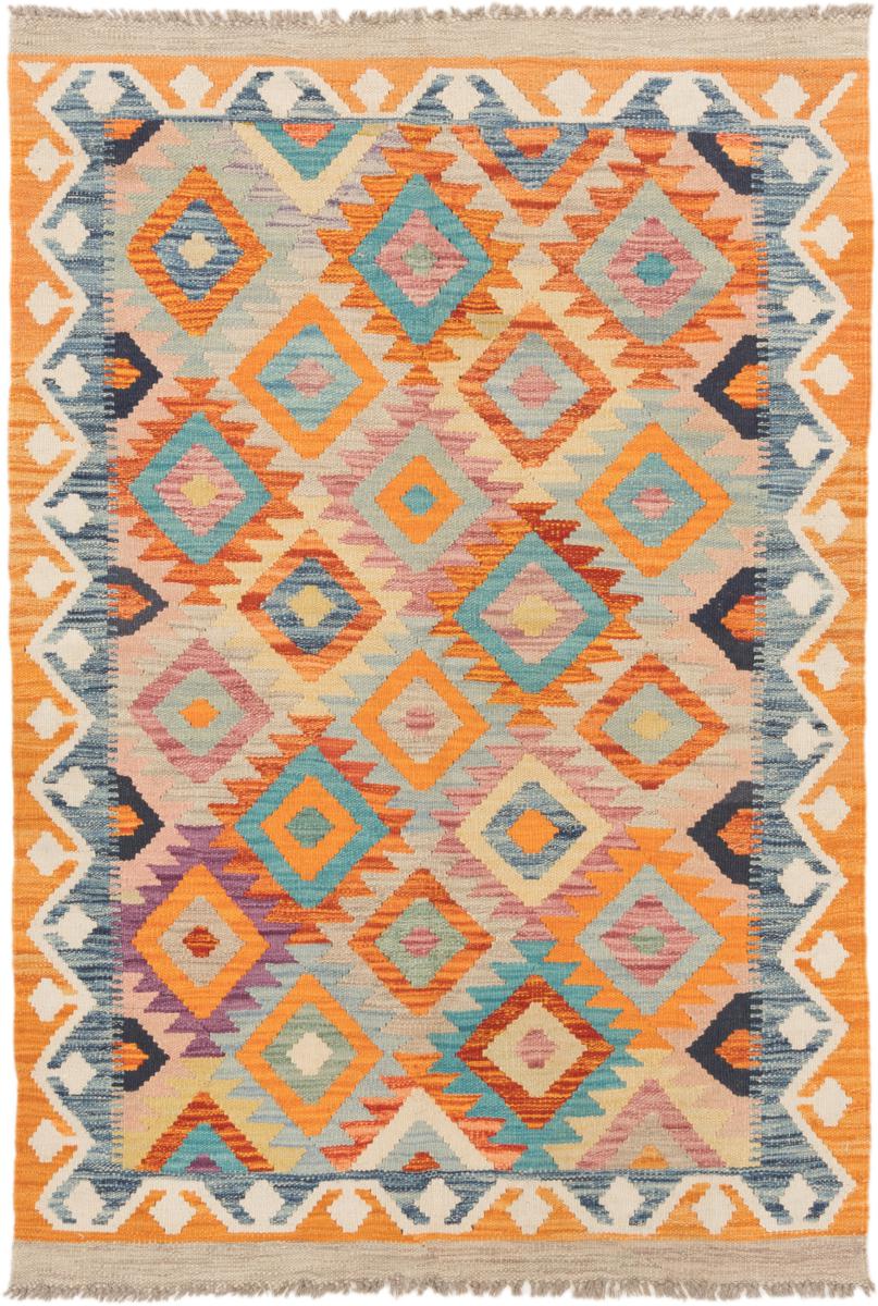 Afghanischer Teppich Kelim Afghan 154x103 154x103, Perserteppich Handgewebt