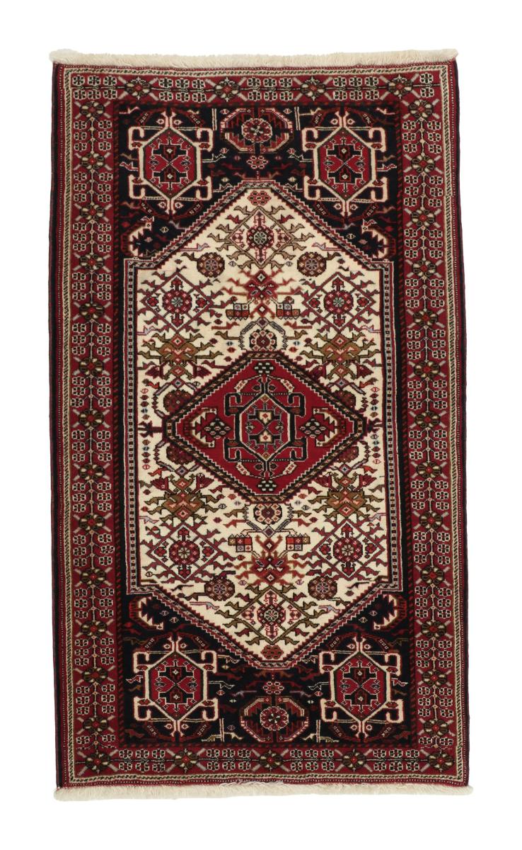 Persian Rug Ghashghai 4'8"x2'7" 4'8"x2'7", Persian Rug Knotted by hand