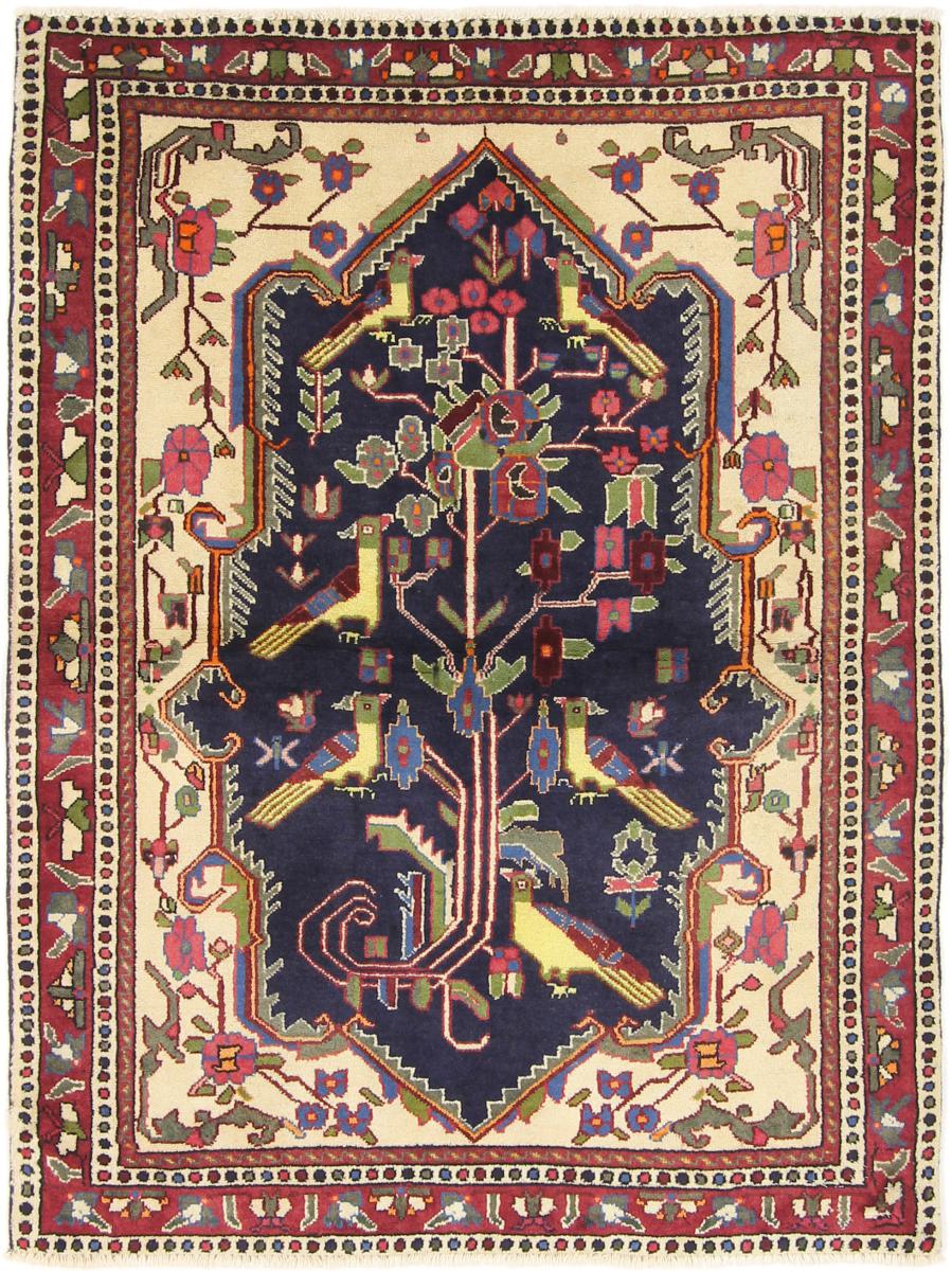 Perzisch tapijt Afshar 129x101 129x101, Perzisch tapijt Handgeknoopte