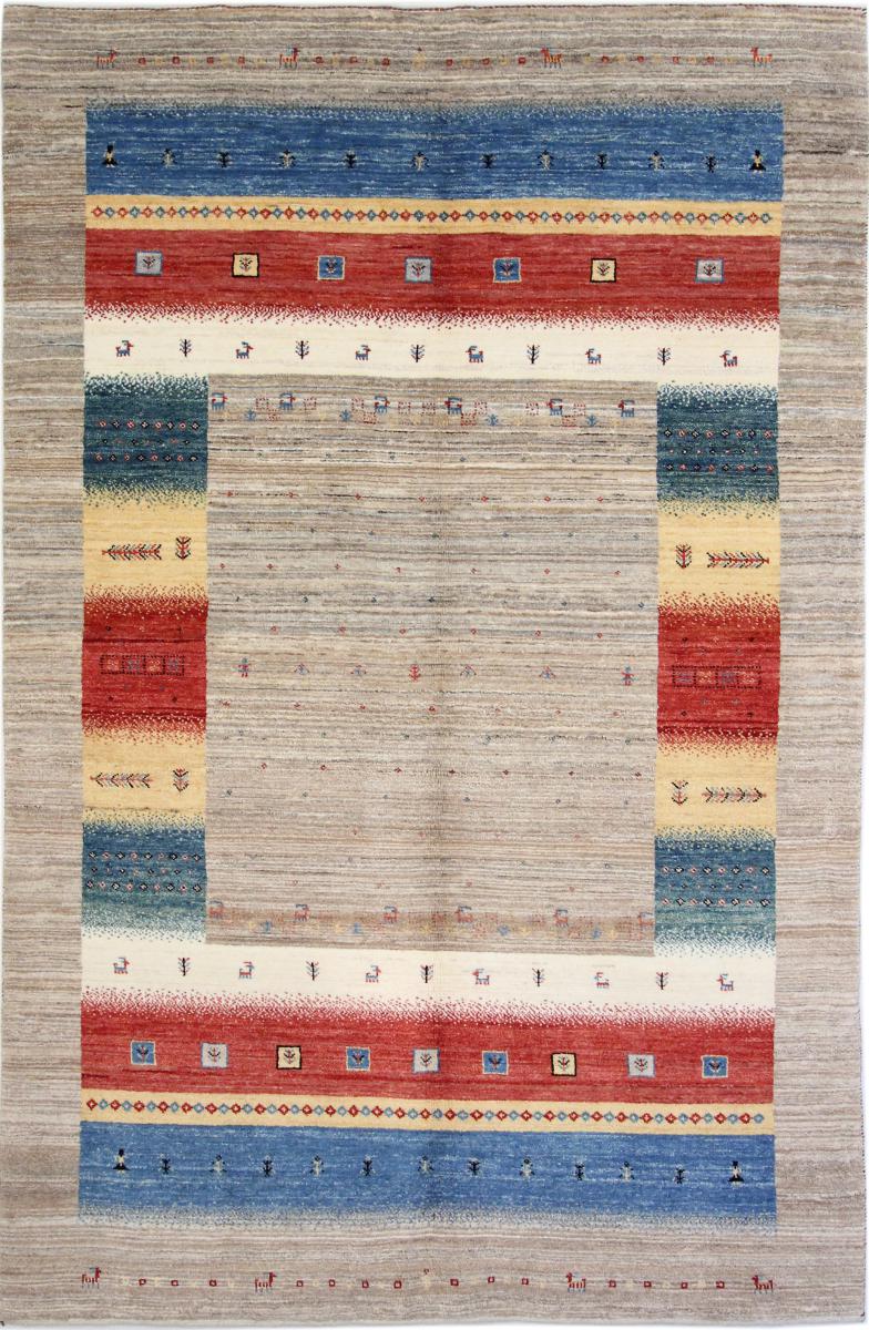  ペルシャ絨毯 ペルシャ ギャッベ ペルシャ ロリbaft 8'1"x5'1" 8'1"x5'1",  ペルシャ絨毯 手織り