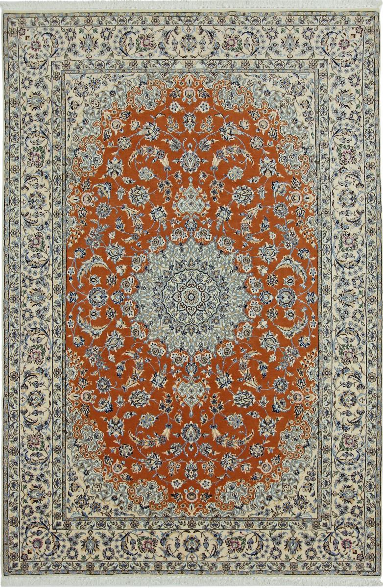 Tapis persan Naïn 9La 10'2"x6'9" 10'2"x6'9", Tapis persan Noué à la main