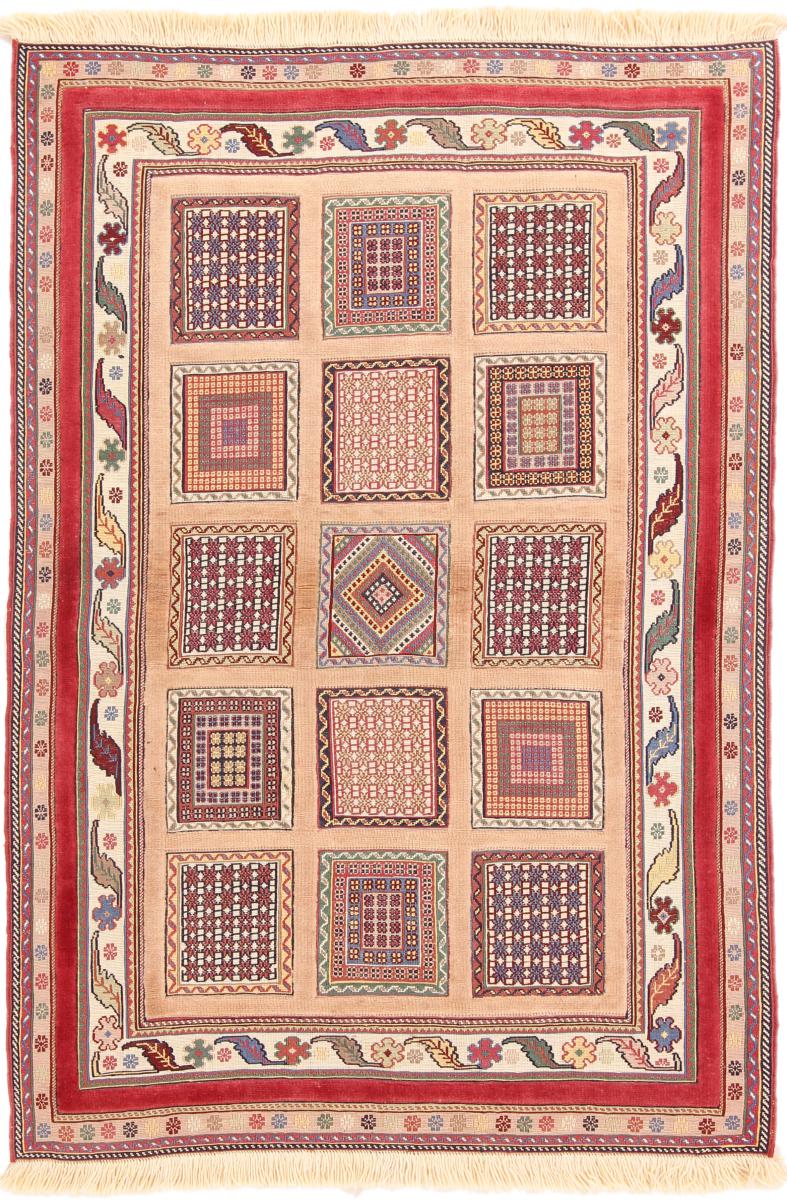 Tapis persan Kilim Soozani Nimbaft 152x105 152x105, Tapis persan Noué à la main