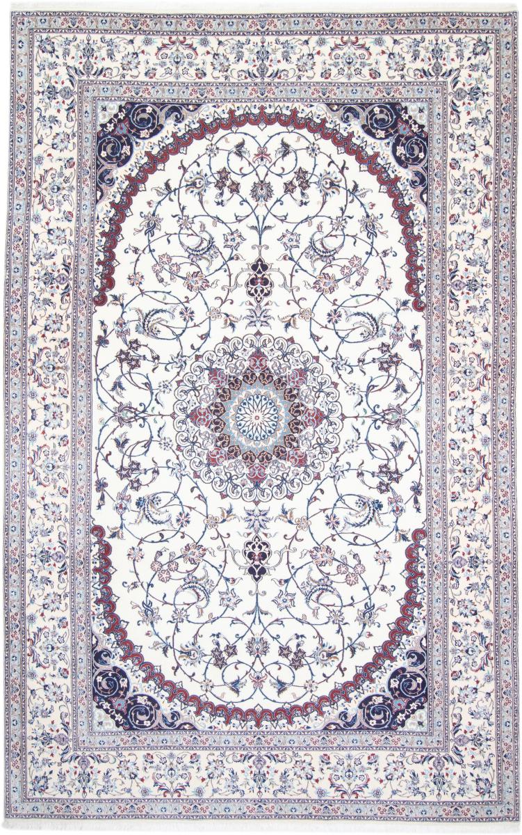 Persian Rug Nain 6La 10'3"x6'6" 10'3"x6'6", Persian Rug Knotted by hand