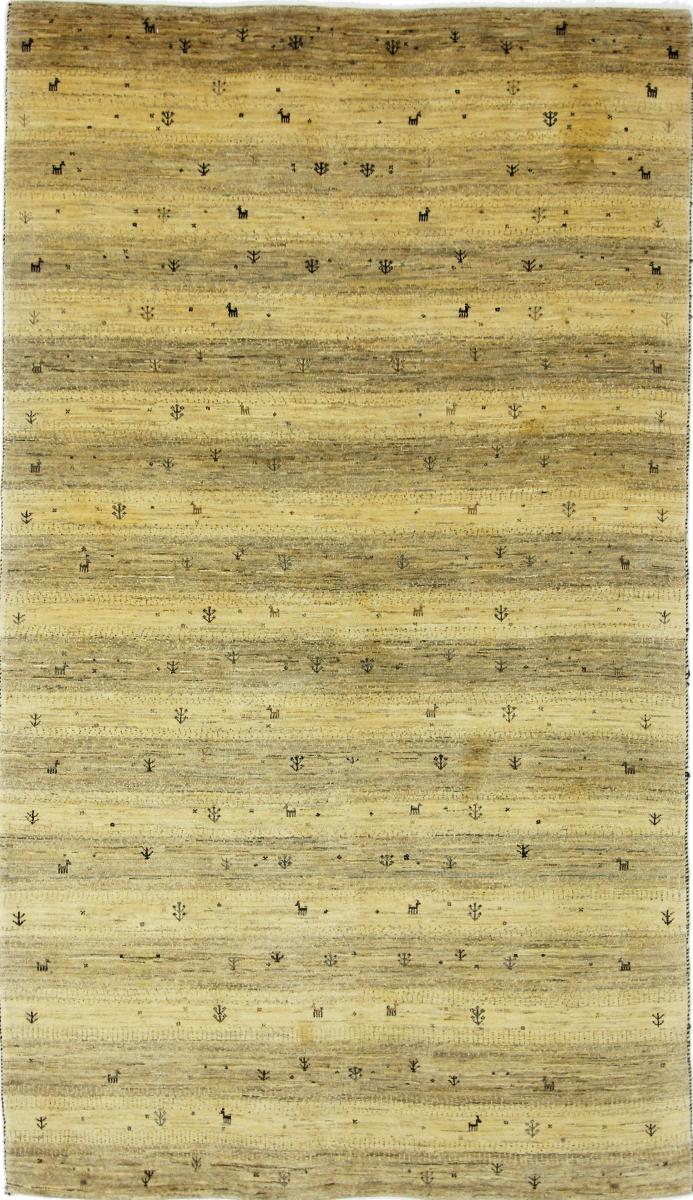 Tapis persan Persan Gabbeh Loribaft 261x152 261x152, Tapis persan Noué à la main