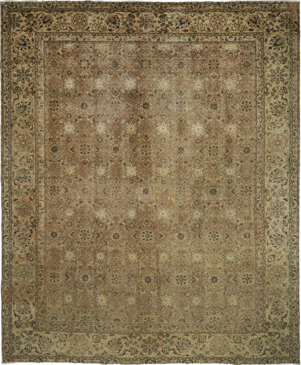 Tapis persan Vintage 371x299 371x299, Tapis persan Noué à la main