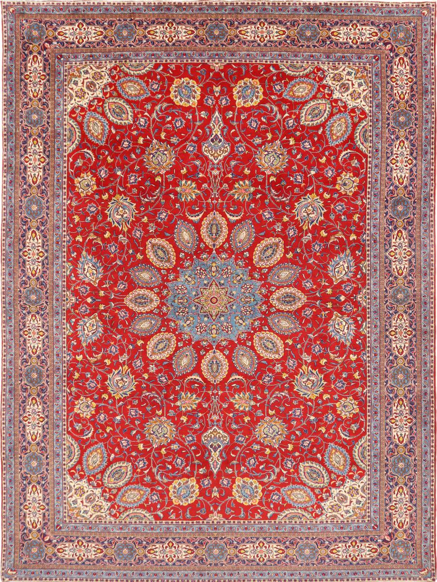  ペルシャ絨毯 サルーク 12'11"x9'10" 12'11"x9'10",  ペルシャ絨毯 手織り