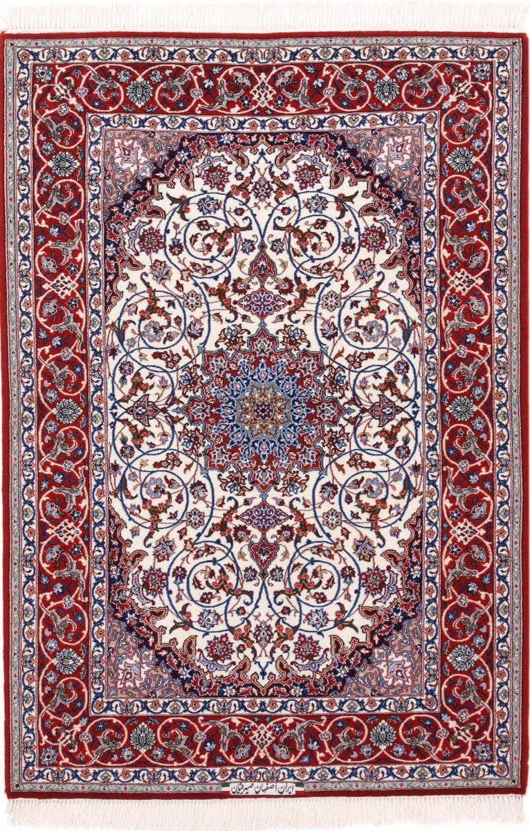 Persisk tæppe Isfahan Silketrend 167x115 167x115, Persisk tæppe Knyttet i hånden