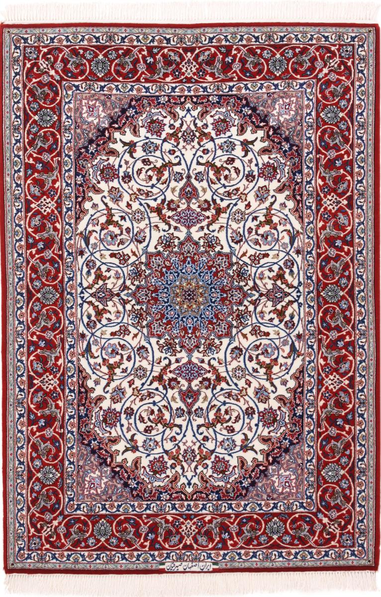 Persian Rug Isfahan Silk Warp 167x115 167x115, Persian Rug Knotted by hand