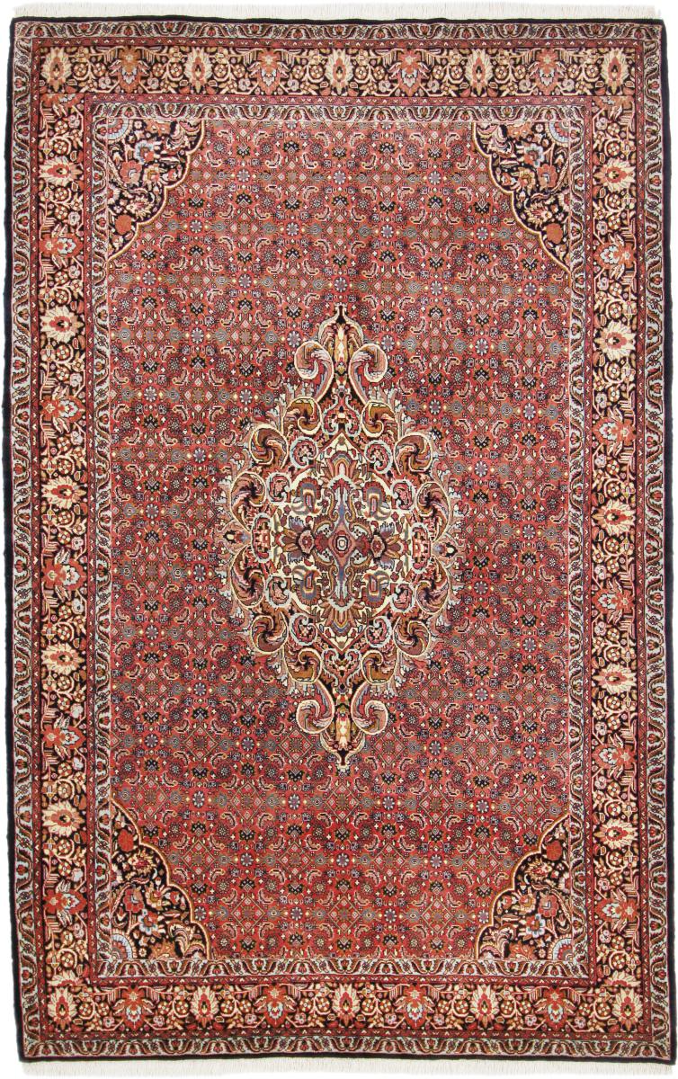 Persian Rug Bidjar Tekab 7'10"x4'9" 7'10"x4'9", Persian Rug Knotted by hand