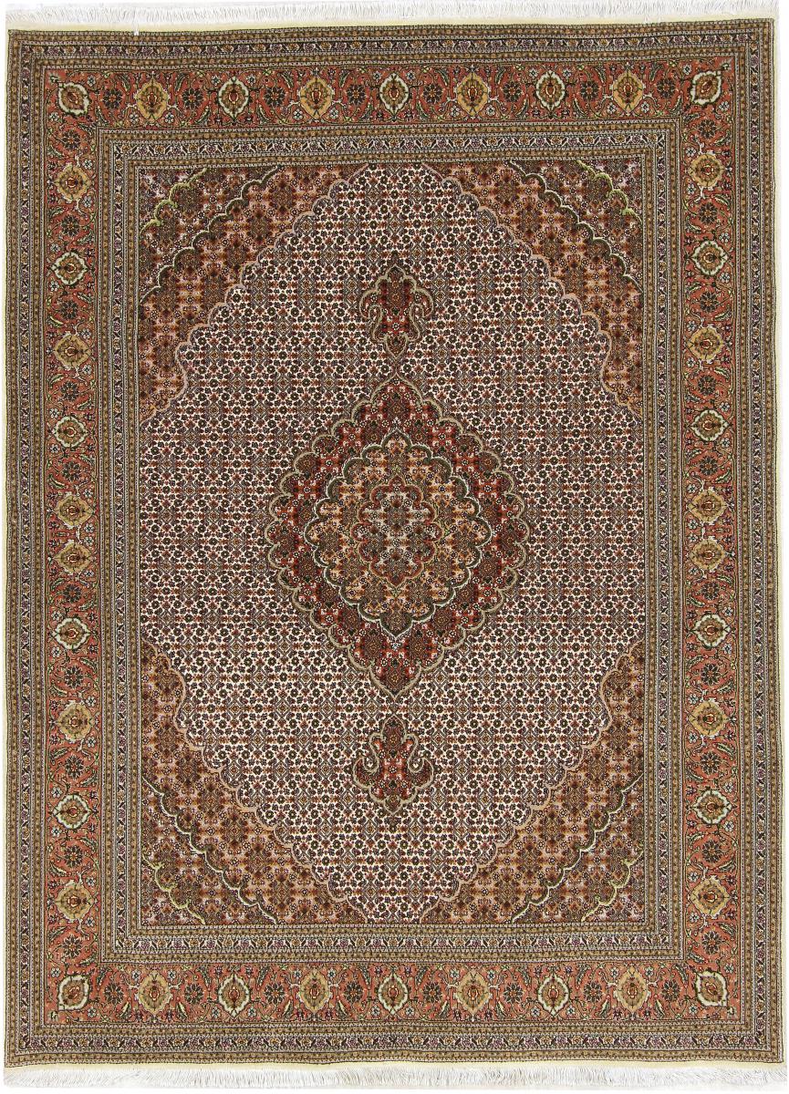 Persian Rug Tabriz 50Raj 6'7"x4'11" 6'7"x4'11", Persian Rug Knotted by hand